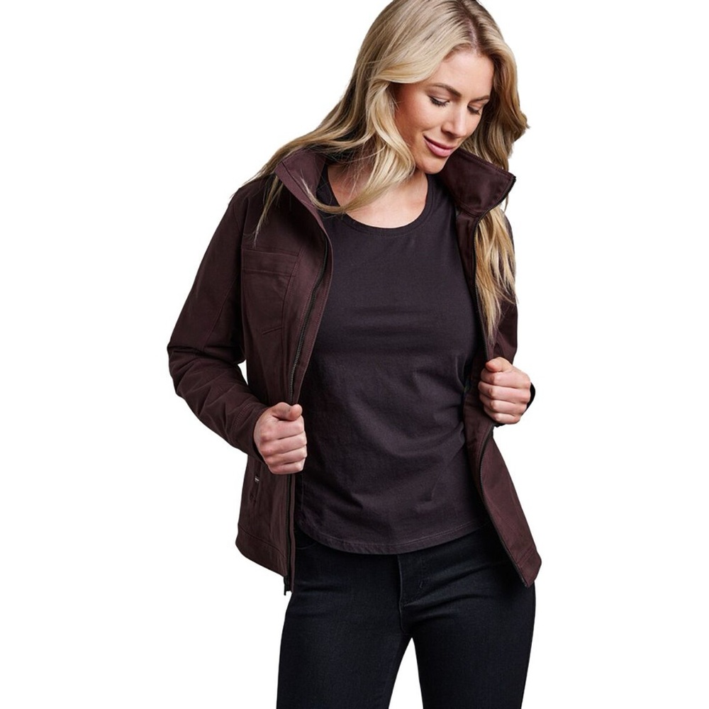 ⭐️ KUHL Women’s Generatr Flannel Lined Jacket Black Coffee XS